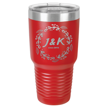 J & K Trendy Print Insulated Tumbler